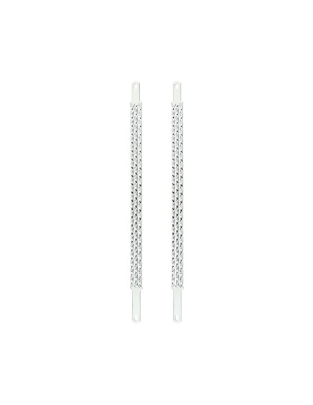 26 Triple Square Twisted Spring Fork Bars Chrome.